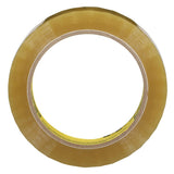 3M 681 Scotch Light Duty Packaging Tape, Clear, Moisture Chemical Resistant, 3/4 in x 72 yd (7000122497) (48 Pack)