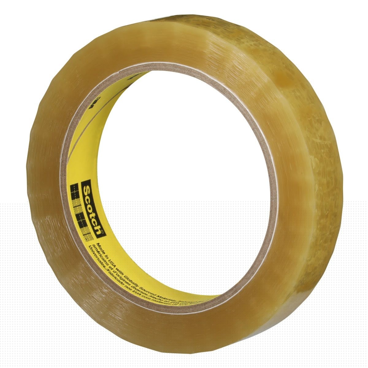 3M 681 Scotch Light Duty Packaging Tape, Clear, Moisture Chemical Resistant, 3/4 in x 72 yd (7000122497) (48 Pack) - 3