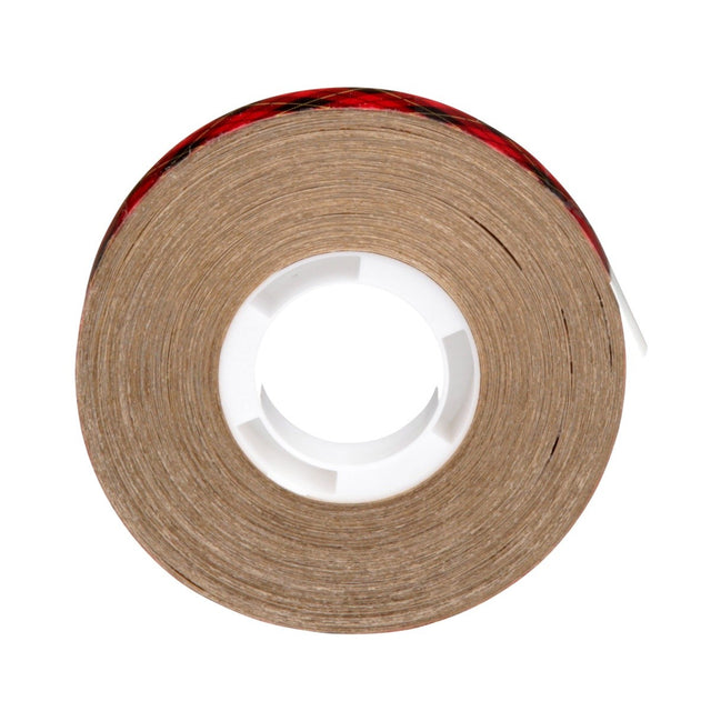 3M 969 Scotch ATG Adhesive Transfer Tape, Clear, 1/2 in x 18 yd, 5 mil, Tan Liner (7000123313) (72 Pack)