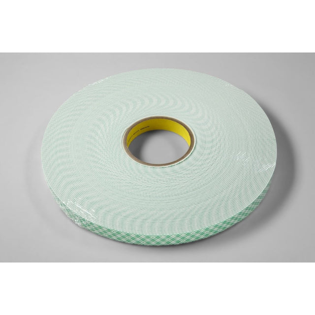 3M 4026W Double Coated Urethane Foam Tape, Natural, 1/16 in Thick, 3/4 in x 36 yd (7000123339) (12 Pack)