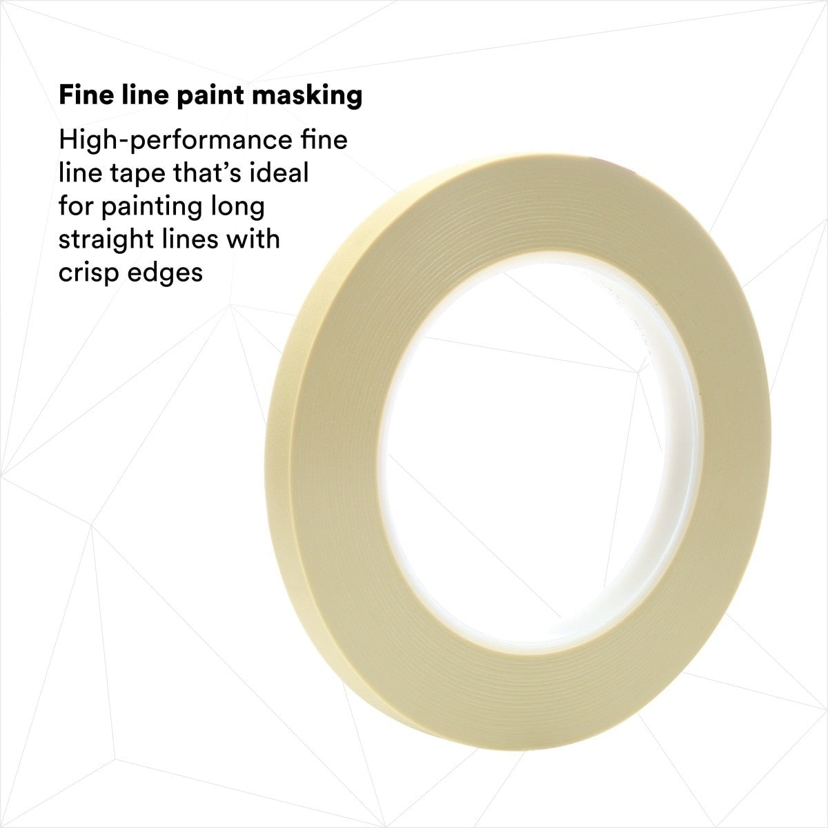 3M 218 Scotch Fine Line Tape, Polypropylene Film, Rubber Adhesive, Green, 3/8 in x 60 yd, 5.0 mil (7000123346) (96 Pack) - 4