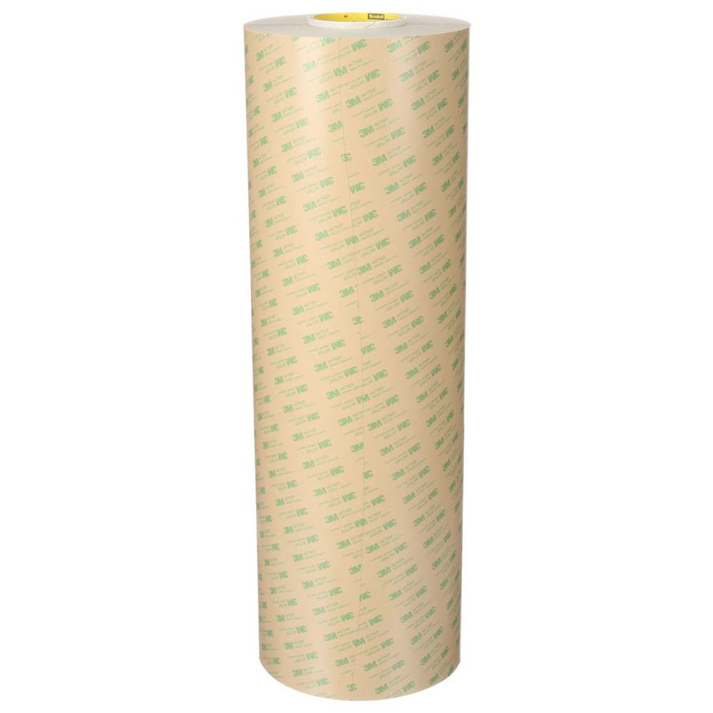3M 7000123375 Adhesive Transfer Tape 467MP, Clear, 24 in x 180 yd, 2 mil