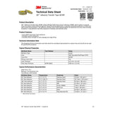 3M 7000123376 Adhesive Transfer Tape 467MP Clear 24 in x 60 yd 2 mil - 5