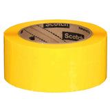 3M 371 Scotch Box Sealing Tape, Yellow, 48 mm x 100 m (7000123429) (1080 Pack)