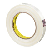 3M 897 Scotch Filament Tape, Clear, 12 mm x 55 m, 5 mil (7000123440) (72 Pack) - 3
