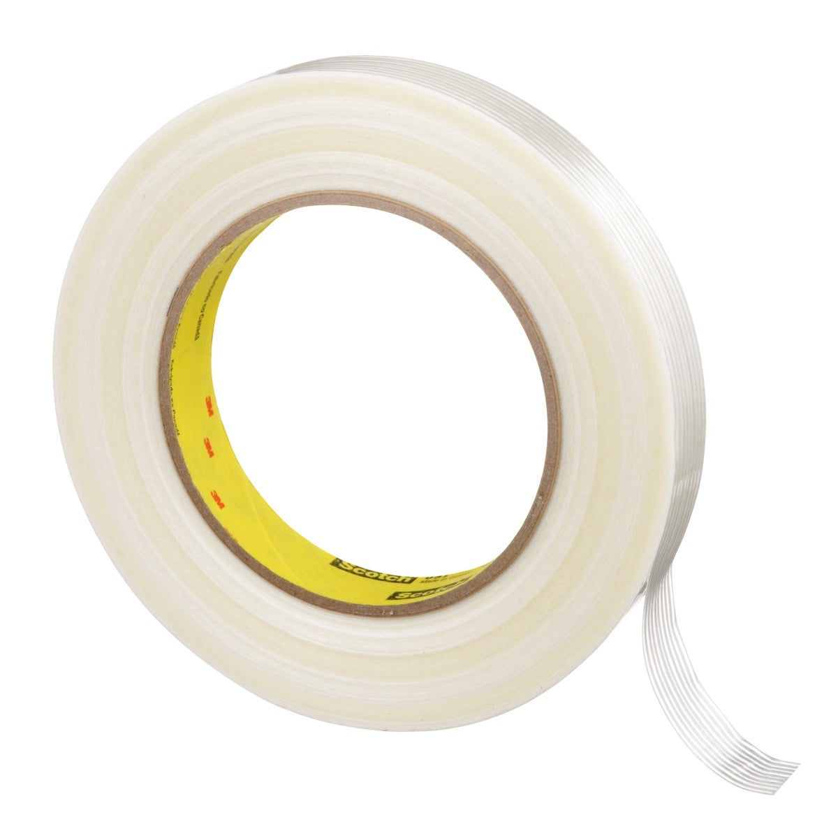 3M 897 Scotch Filament Tape, Clear, 18 mm x 55 m, 5 mil (7000123441) (48 Pack) - 2
