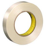 3M 8981 Scotch Filament Tape, Clear, 24 mm x 55 m, 6.6 mil (7000123468) (36 Pack)