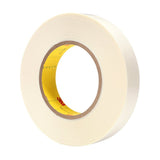 3M 9579 Double Coated Tape, White, 1 in x 36 yd, 9 mil (7000123506) (36 Pack) - 3