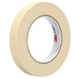 3M 7000123530 Masking Tape 2307, Tan, 18 mm x 55 m, 5.2 mil (48 Pack)