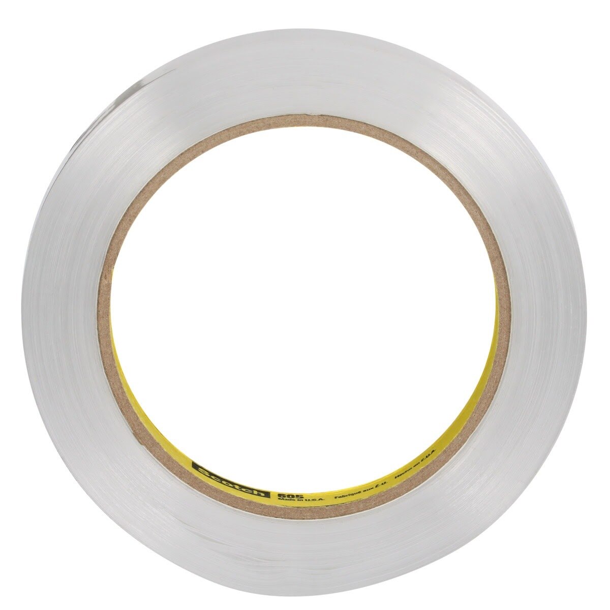 3M 605 Scotch Light Duty Packaging Tape, Clear, Cold Temperature, 1 in x 72 yd (7000123570) (36 Pack)