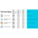 3M 4737S Scotch High Temperature Fine Line Tape, Blue, 1/2 in x 36 yd, 5.4 mil (7000123582) (72 Pack) - 9