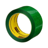 3M 373 Scotch Box Sealing Tape, Green, 48 mm x 50 m (7000123636) (216 Pack) - 3
