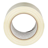3M 7000123734 Tartan Filament Tape 8934, Clear, 72 mm x 55 m, 4 mil (12 Pack) - 4