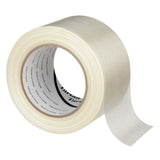 3M 7000123734 Tartan Filament Tape 8934, Clear, 72 mm x 55 m, 4 mil (12 Pack) - 5