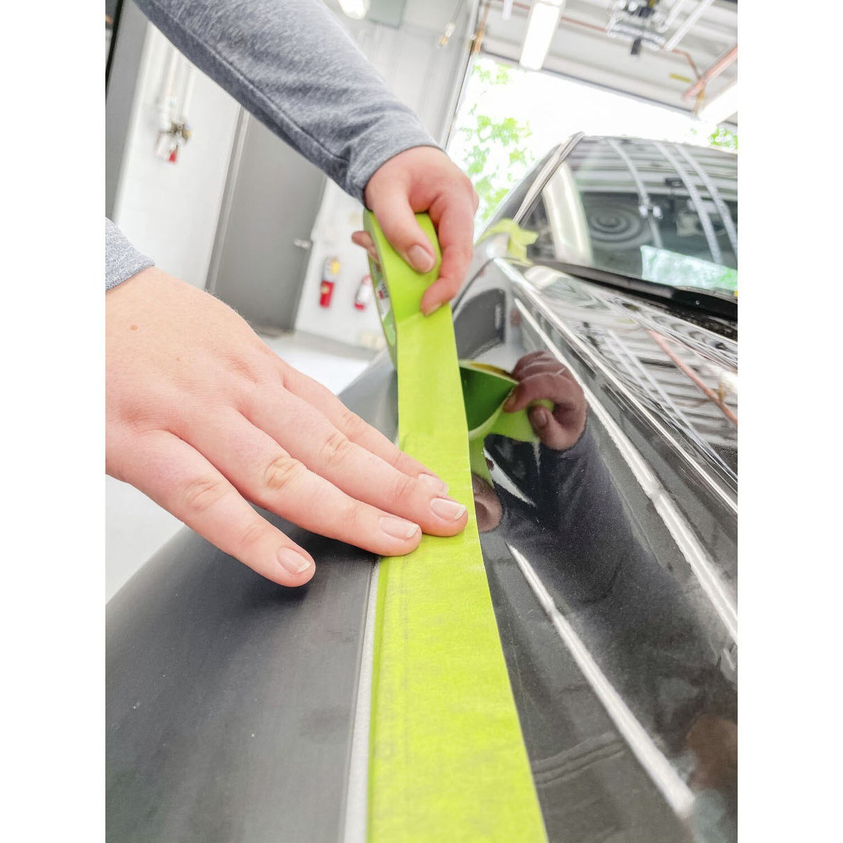 3M 233+ 26341 Scotch Performance Green Masking Tape, 72 mm x 55 m, Green (7000123776) (8 Pack) - 6