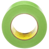 3M 233 Plus Scotch Performance Green Masking Tape, Green, 3 mm x 55 m (26343) (7000123778) (12 Pack)