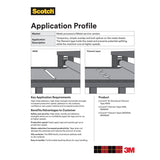 3M 898 Scotch Filament Tape, Clear, 48 mm x 55 m, 6.6 mil (7000123794) (24 Pack) - 5