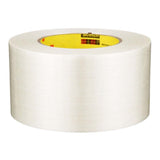3M 898 Scotch Filament Tape , Clear, 72 mm x 55 m, 6.6 mil (7000123795) (12 Pack) - 3