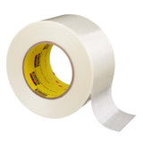 3M 7000123795 Scotch Filament Tape 898, Clear, 72 mm x 55 m, 6.6 mil (12 Pack) - 6