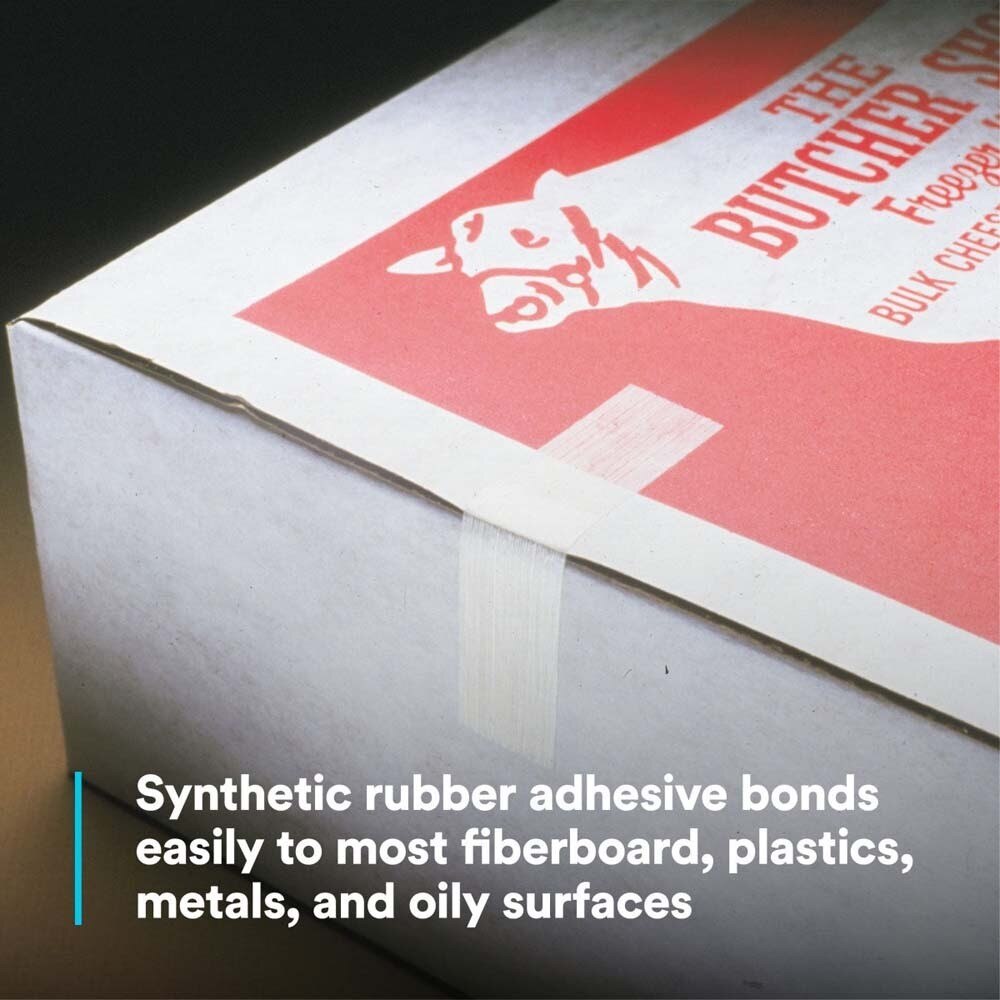 3M 7000123795 Scotch Filament Tape 898, Clear, 72 mm x 55 m, 6.6 mil (12 Pack) - 9