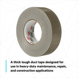 3M 6969 Extra Heavy Duty Duct Tape, Olive, Industrial Strength, Water Resistant, 10 mil, 48 mm x 54.8 m (7000123814) (24 Pack) - 3