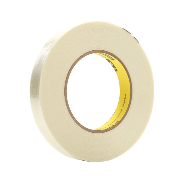 3M 898 Scotch Filament Tape, Clear, 18 mm x 330 m, 6.6 mil (7000123844) (8 Pack)