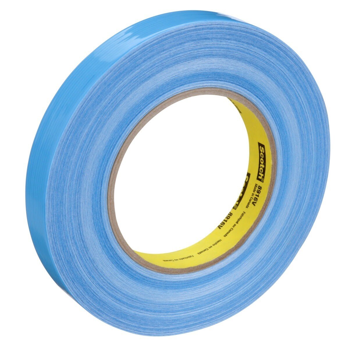 3M 8916V Scotch Filament Tape, Blue, 18 mm x 55 m, 6.8 mil, 6.8 mil (7000123853) (48 Pack)