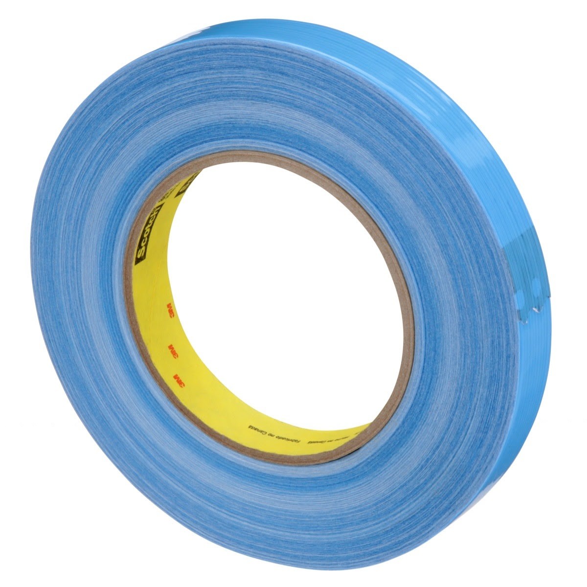 3M 8916V Scotch Filament Tape, Blue, 18 mm x 55 m, 6.8 mil, 6.8 mil (7000123853) (48 Pack) - 4