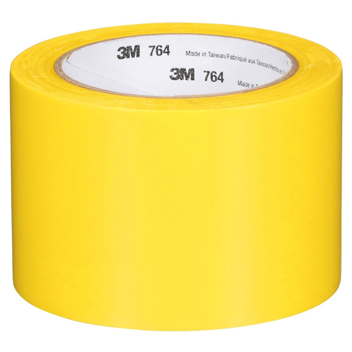 3M 764 General Purpose Vinyl Tape, Yellow, 3 in x 36 yd, 5 mil (43179) (7000123864) (12 Pack) - 2
