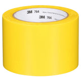 3M 764 General Purpose Vinyl Tape, Yellow, 3 in x 36 yd, 5 mil (43179) (7000123864) (12 Pack) - 2