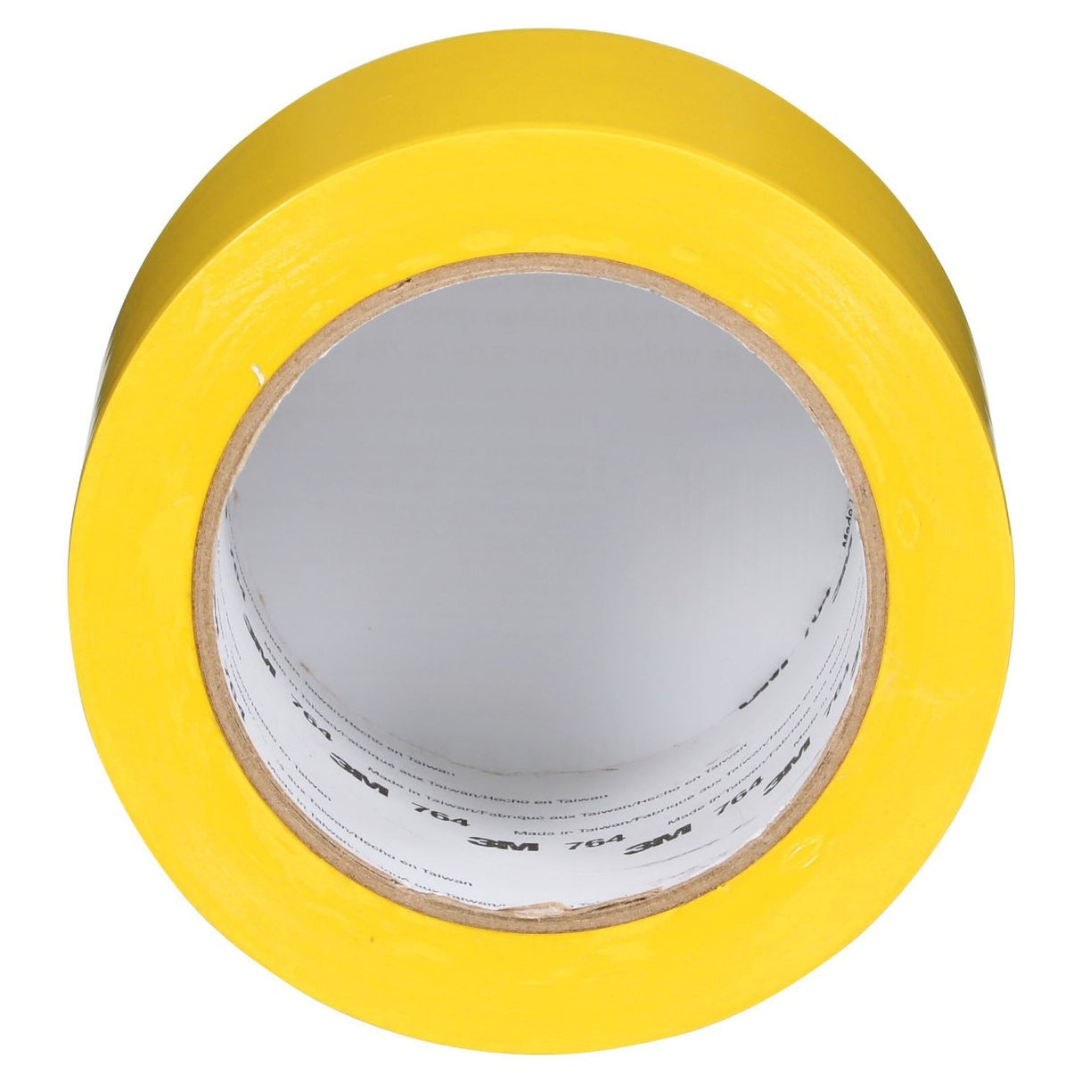 3M 764 General Purpose Vinyl Tape, Yellow, 3 in x 36 yd, 5 mil (43179) (7000123864) (12 Pack) - 5
