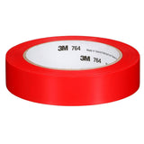 3M 764 General Purpose Vinyl Tape, Red, 5 mil, 1 in x 36 yd (43424) (7000123883) (36 Pack) - 2