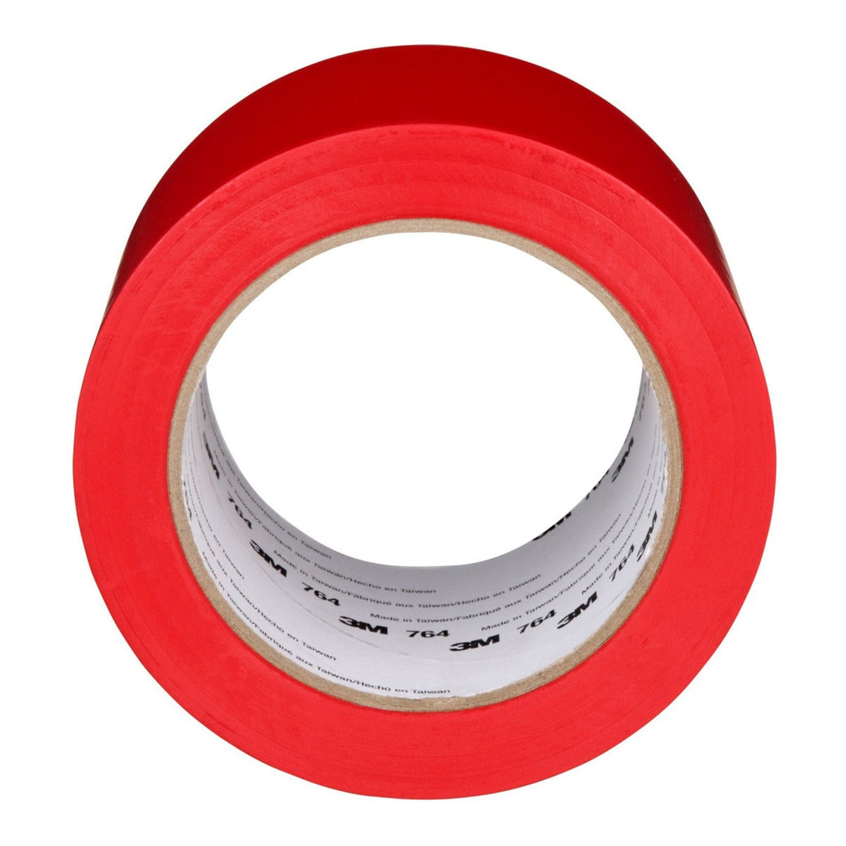 3M 764 General Purpose Vinyl Tape, Red, 3 in x 36 yd (7000123885) (12 Pack) - 5