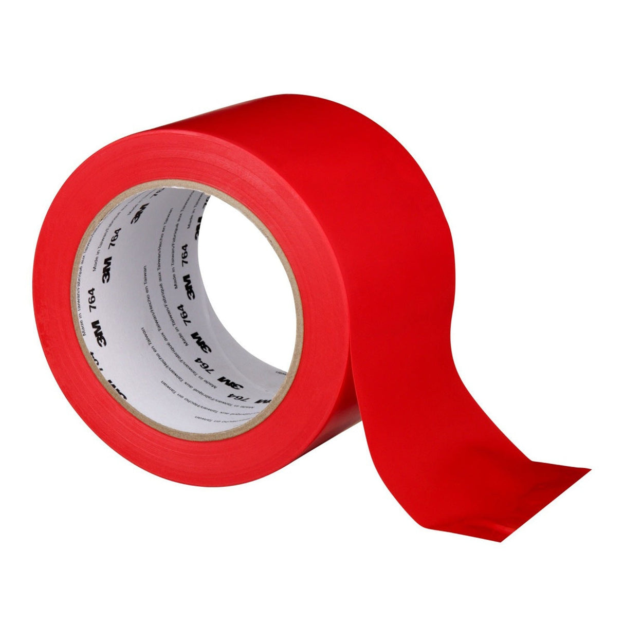 3M 764 General Purpose Vinyl Tape, Red, 3 in x 36 yd (7000123885) (12 Pack) - 6