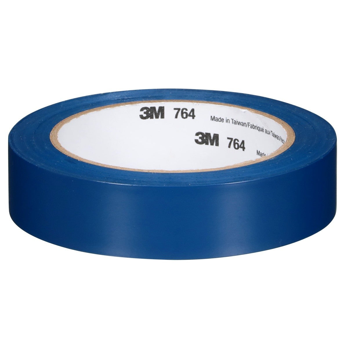 3M 764 General Purpose Vinyl Tape, Blue, 1 in x 36 yd, 5 mil (43431) (7000123887) (36 Pack)