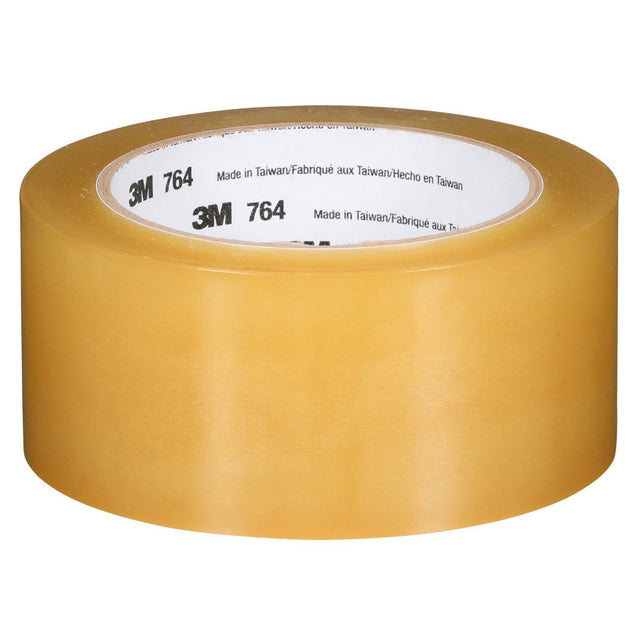 3M 764 General Purpose Vinyl Tape Transparent 2 in x 36 yd 5 mil Floor Marking Color Coding Bundling (7000123890) (24 Pack)