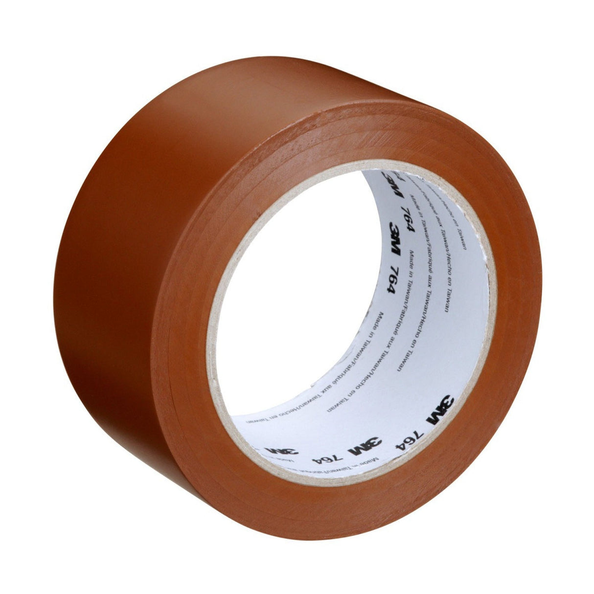 3M 764 General Purpose Vinyl Tape, Brown, 2 in x 36 yd, 5 mil (7000123892) (24 Pack)