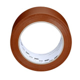 3M 764 General Purpose Vinyl Tape, Brown, 2 in x 36 yd, 5 mil (7000123892) (24 Pack) - 3