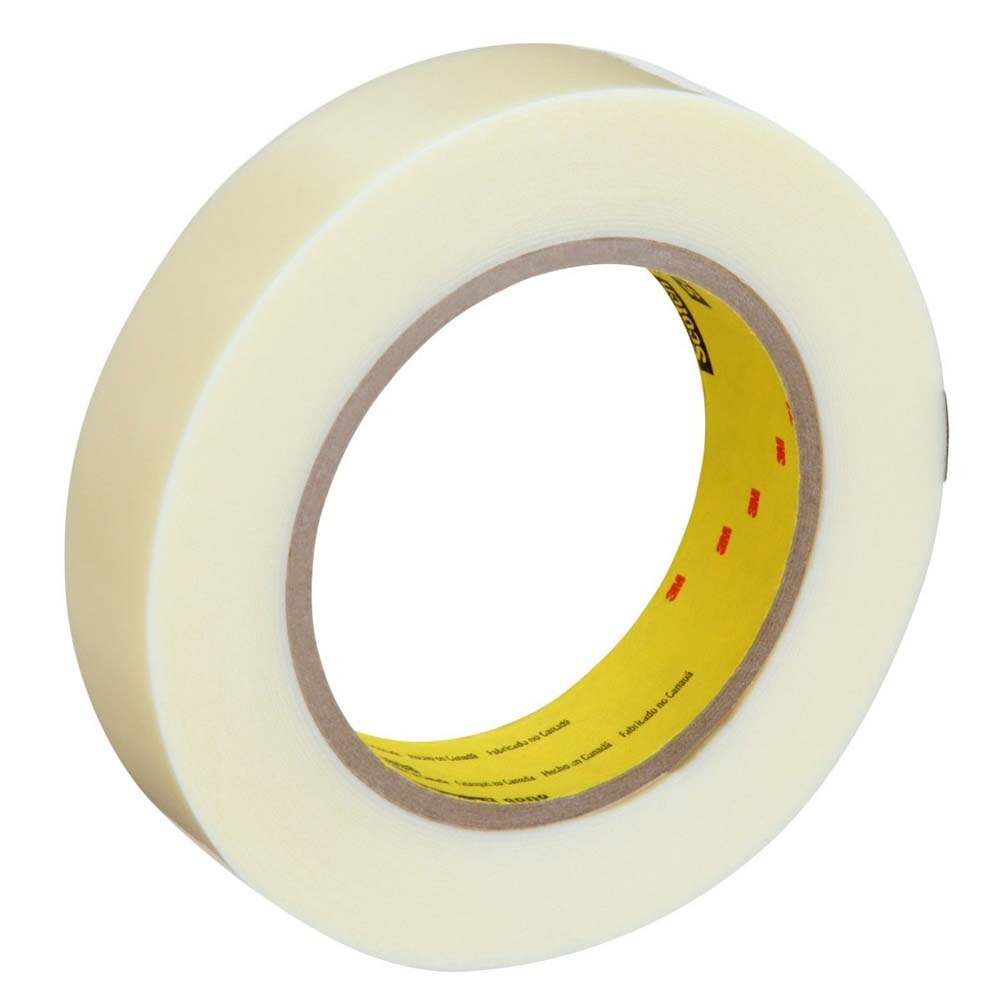 3M 8898 Scotch Strapping Tape , Ivory, 24 mm x 55 m, 4.6 mil (7000123952) (36 Pack)