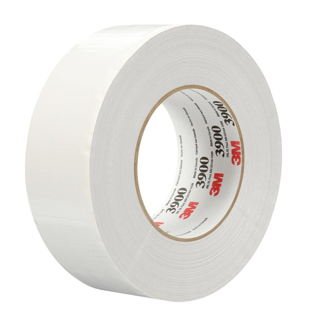 3M 3900 Multi Purpose Duct Tape, Rubber Adhesive, Water Resistant, White, 48 mm x 54.8 m, 7.6 mil (7000124008) (24 Pack)