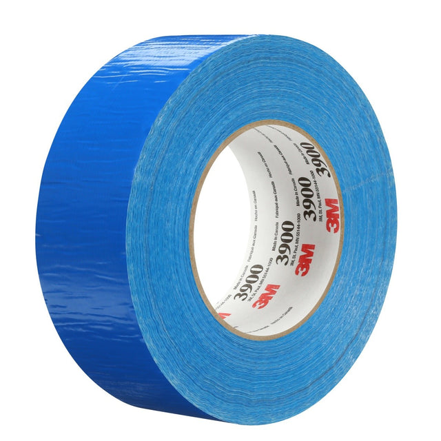 3M 3900 Multi-Purpose Duct Tape, Blue, Rubber Adhesive, Water Resistant, 48 mm x 54.8 m, 7.6 mil (7000124009) (24 Pack)