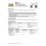 3M 7000124028 High Performance Masking Tape 232, Tan, 6 mm x 55 m, 6.3 mil (144 Pack) - 4