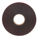 3M 5952 VHB Double-Sided Acrylic Foam Tape, Black, 1/2 in x 36 yd, 45 mil (7000124124) (4 Roll/Case) (4 Pack) - 2
