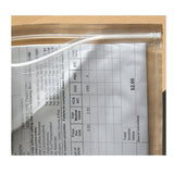 3M NPZ-L Non-Printed Zipper Closure Packing List Envelope, Clear Polyethylene, Transparent, 8-1/2 in x 11-1/2 in (7000124211) (500 Pack) - 3