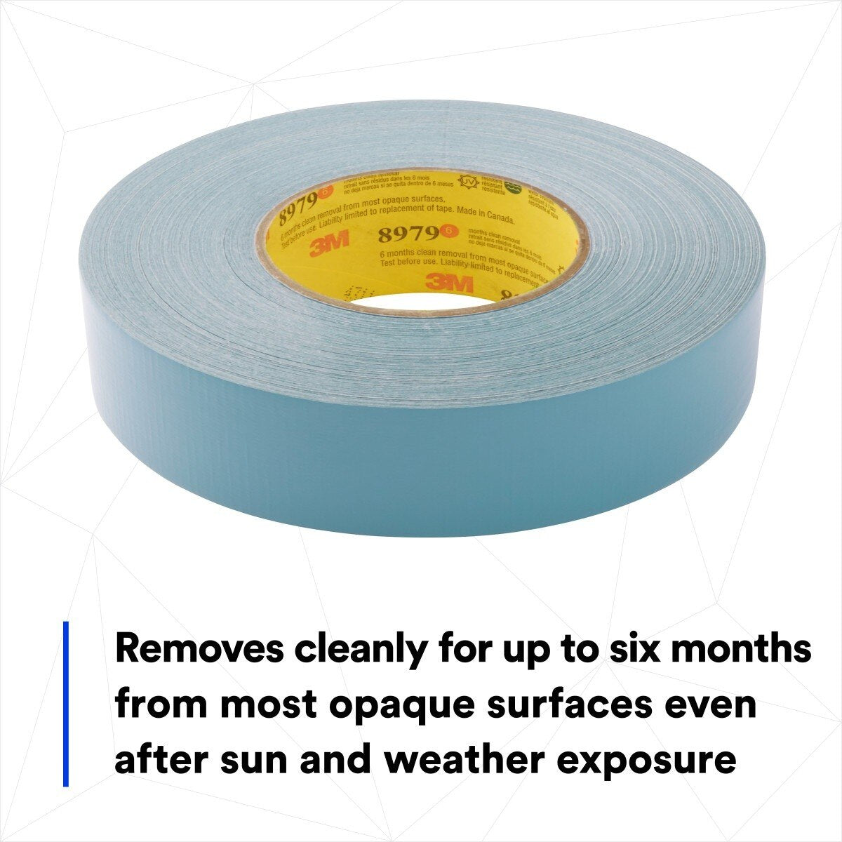 3M 8979 Performance Plus Duct Tape, Slate Blue, 24 mm x 54.8 m, 11.5 mil (7000124257) (48 Pack) - 6