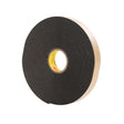 3M 4496B 4496 Double Coated Polyethylene Foam Tape, Black, 1/4 in x 36 yd, 62 mil (7000124260) (36 Pack)