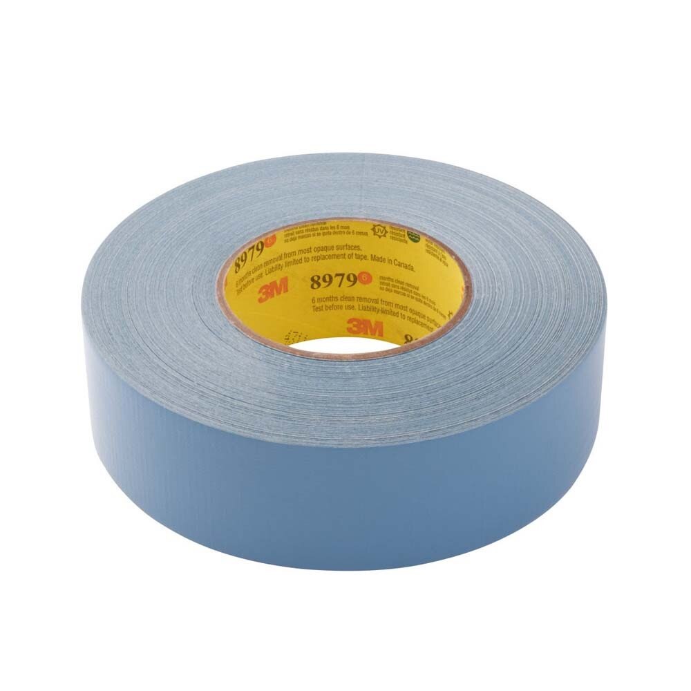 3M 7000124263 Performance Plus Duct Tape 8979, Slate Blue, 72 mm x 54.8 m, 12.1 mil (12 Pack) - 3