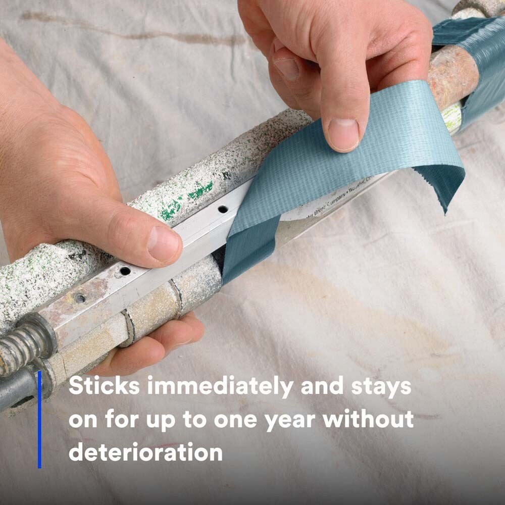 3M 7000124263 Performance Plus Duct Tape 8979, Slate Blue, 72 mm x 54.8 m, 12.1 mil (12 Pack) - 6