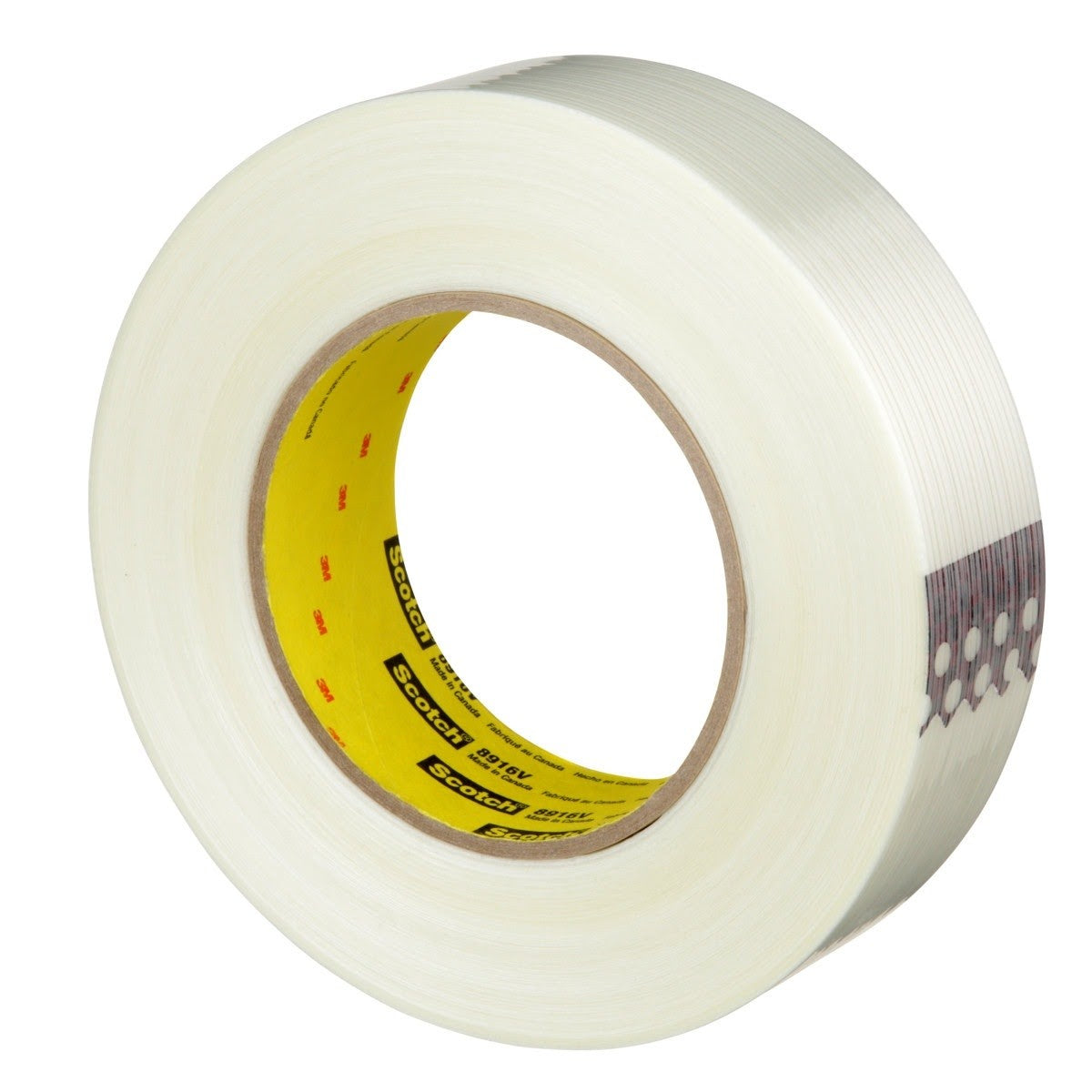 3M 8916V Scotch Filament Tape, Clear, 24 mm x 55 m, 6.8 mil, 6.8 mil (7000124324) (36 Pack) - 5