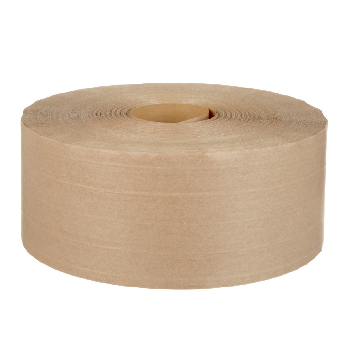 3M 6147 Water Activated Paper Tape, Natural, Performance Reinforced, 3 in x 450 ft (7000124808) (10 Pack) - 5
